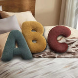 Daryx | Velvet Alphabet Cushion for Personalised Home Decor and Bedroom Styling