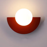 Elmara | Scandinavian Half Moon Wall Light with Integrated LED and Minimalist Nordic Design