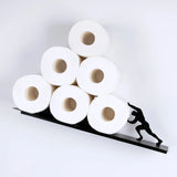 Kireva | Decorative Bathroom Shelf with Toilet Paper Holder