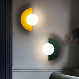 Elmara | Scandinavian Half Moon Wall Light with Integrated LED and Minimalist Nordic Design