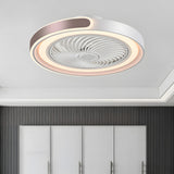 Kemi | Modern Ceiling Fan with LED Light, 5-Blade DC Motor and 6 Speed Settings for Living Room and Bedroom