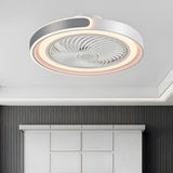 Kemi | Modern Ceiling Fan with LED Light, 5-Blade DC Motor and 6 Speed Settings for Living Room and Bedroom