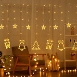 Seno | Solar Star and Moon String Lights with LED for Garden, Patio and Balcony Decoration
