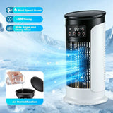 3-in-1 Portable Air Cooler Fan with Humidifier & LED Night Light