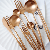 Xyra | Premium Plated Stainless Steel Flatware Set for Elegant Dining