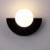 Elmara | Scandinavian Half Moon Wall Light with Integrated LED and Minimalist Nordic Design