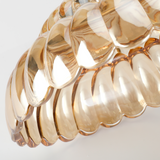 Amyra | Vintage Amber Glass Ceiling Lamp for Living Room and Bedroom