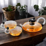 Talora | Borosilicate Glass Filtration Teapot Set with Cups