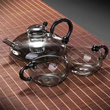 Talora | Borosilicate Glass Filtration Teapot Set with Cups