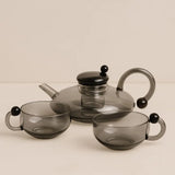 Talora | Borosilicate Glass Filtration Teapot Set with Cups