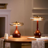 Orlaya | Brass and Glass Table Lamp with 3 Colour Temperatures and Integrated LED