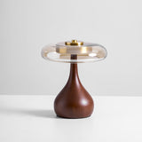 Orlaya | Brass and Glass Table Lamp with 3 Colour Temperatures and Integrated LED