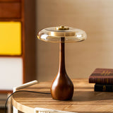 Orlaya | Brass and Glass Table Lamp with 3 Colour Temperatures and Integrated LED