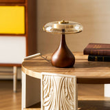 Orlaya | Brass and Glass Table Lamp with 3 Colour Temperatures and Integrated LED