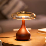 Orlaya | Brass and Glass Table Lamp with 3 Colour Temperatures and Integrated LED
