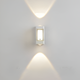 Vaselle | Nordic Up Down LED Outdoor Wall Light with Frosted Acrylic and IP65 Waterproof Aluminium Design