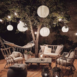 Reno | Solar Hanging Lantern with Auto Dusk Sensor for Garden, Patio and Balcony, Ø 30 cm