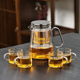Velorix | Premium Glass Teapot with Magnetic Infuser and Tea Switch