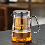 Velorix | Premium Glass Teapot with Magnetic Infuser and Tea Switch