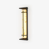 Nolvi | Modern Outdoor LED Pillar Wall Light in Stainless Steel with IP65 Waterproof Rating for Garden and Patio