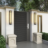 Nolvi | Modern Outdoor LED Pillar Wall Light in Stainless Steel with IP65 Waterproof Rating for Garden and Patio