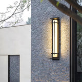 Nolvi | Modern Outdoor LED Pillar Wall Light in Stainless Steel with IP65 Waterproof Rating for Garden and Patio