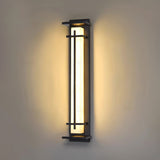 Nolvi | Modern Outdoor LED Pillar Wall Light in Stainless Steel with IP65 Waterproof Rating for Garden and Patio