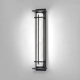 Nolvi | Modern Outdoor LED Pillar Wall Light in Stainless Steel with IP65 Waterproof Rating for Garden and Patio