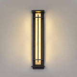 Nolvi | Modern Outdoor LED Pillar Wall Light in Stainless Steel with IP65 Waterproof Rating for Garden and Patio