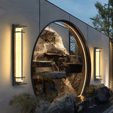 Nolvi | Modern Outdoor LED Pillar Wall Light in Stainless Steel with IP65 Waterproof Rating for Garden and Patio