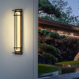 Nolvi | Modern Outdoor LED Pillar Wall Light in Stainless Steel with IP65 Waterproof Rating for Garden and Patio