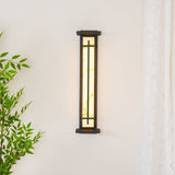 Nolvi | Modern Outdoor LED Pillar Wall Light in Stainless Steel with IP65 Waterproof Rating for Garden and Patio