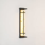 Nolvi | Modern Outdoor LED Pillar Wall Light in Stainless Steel with IP65 Waterproof Rating for Garden and Patio
