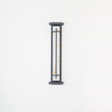 Nolvi | Modern Outdoor LED Pillar Wall Light in Stainless Steel with IP65 Waterproof Rating for Garden and Patio
