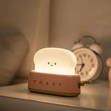 Averisse | Cute Toaster Night Light with USB Charging and Warm 3000K LED Glow