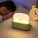 Averisse | Cute Toaster Night Light with USB Charging and Warm 3000K LED Glow