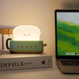 Averisse | Cute Toaster Night Light with USB Charging and Warm 3000K LED Glow
