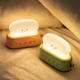 Averisse | Cute Toaster Night Light with USB Charging and Warm 3000K LED Glow