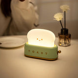Averisse | Cute Toaster Night Light with USB Charging and Warm 3000K LED Glow