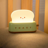 Averisse | Cute Toaster Night Light with USB Charging and Warm 3000K LED Glow