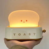 Averisse | Cute Toaster Night Light with USB Charging and Warm 3000K LED Glow