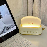 Averisse | Cute Toaster Night Light with USB Charging and Warm 3000K LED Glow