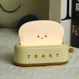 Averisse | Cute Toaster Night Light with USB Charging and Warm 3000K LED Glow