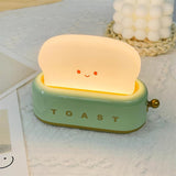 Averisse | Cute Toaster Night Light with USB Charging and Warm 3000K LED Glow