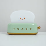 Averisse | Cute Toaster Night Light with USB Charging and Warm 3000K LED Glow