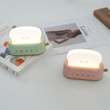 Averisse | Cute Toaster Night Light with USB Charging and Warm 3000K LED Glow