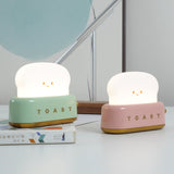 Averisse | Cute Toaster Night Light with USB Charging and Warm 3000K LED Glow