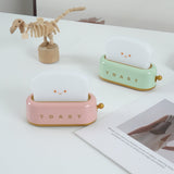 Averisse | Cute Toaster Night Light with USB Charging and Warm 3000K LED Glow