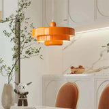 Veloraine | Triple Layer Disc Macaron Pendant Light With Aluminium Shade in Multiple Colours