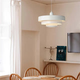 Veloraine | Triple Layer Disc Macaron Pendant Light With Aluminium Shade in Multiple Colours